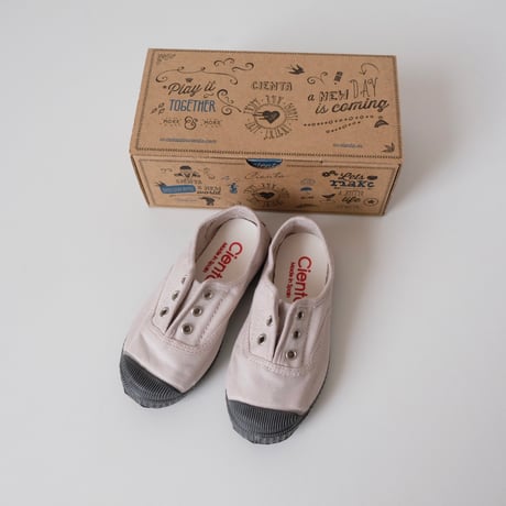 Cienta DECK SHOES perla/dyed N70997(23(14cm)27(16.5cm)29(18cm))