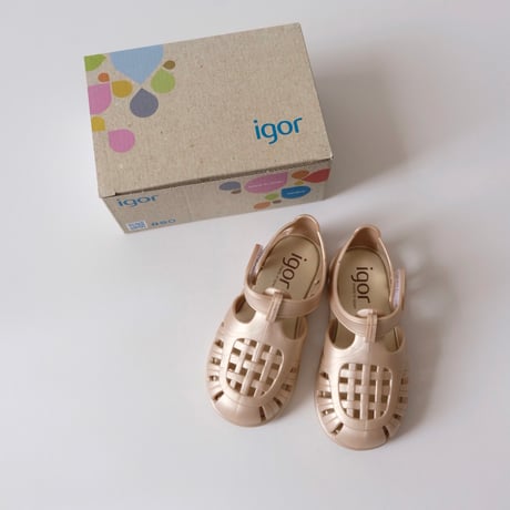 igor TOBBY SOLID PLATINO S10342(19(11cm)～29(18cm)）