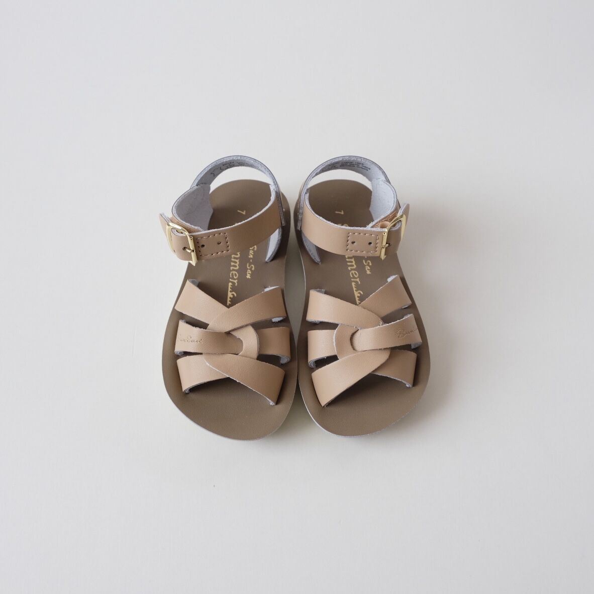 新品　ソルトウォーター　サンダル Latte サイズ3, 22cm Swimmer Latte(Kids) – Saltwater sandals japan