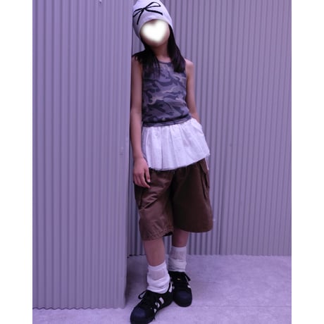 50%OFF S(3-7/90-120cm)ラスト1点 SNOW FLOWER WRAP SK BLACK