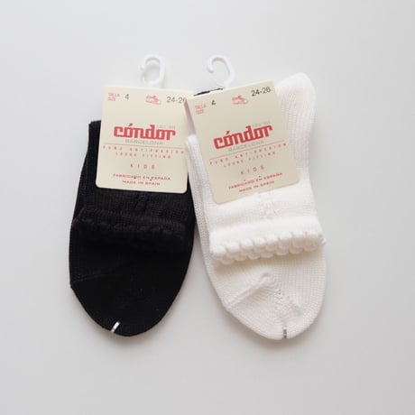 50%FF Condor Side openwork perle short socks(全2色/000(7-8cm)～2(11.5-13cm))