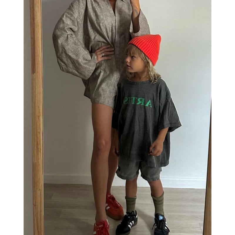 ziggy zaza artist tee bright green bebe