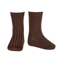 70%OFF Condor Rib Short Socks Castana(383)(2(11.5-13.5cm))