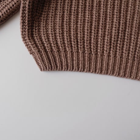 70%OFF Façade NUAGE KNITTED SWEATER - BROWN MIX(2y.3y)