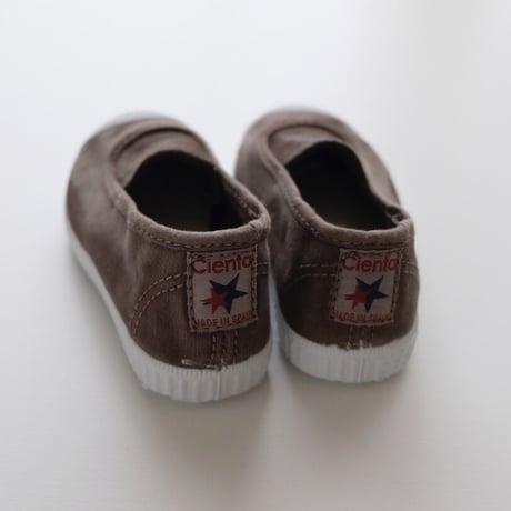 Cienta SLIP-ON SHOES nogal/ムラ染め(23(14cm)24(14.5cm)25(15cm))