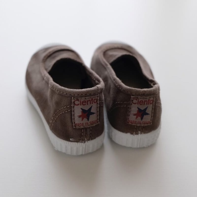 Cienta SLIP-ON SHOES nogal/ムラ染め(22(13cm)～25 (15