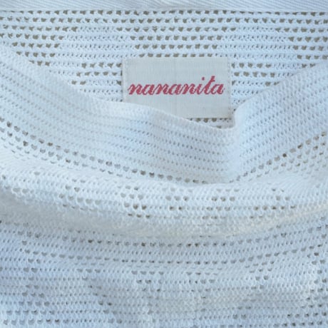 Nananita FOUNTAIN CROCHET BAG - DOVE