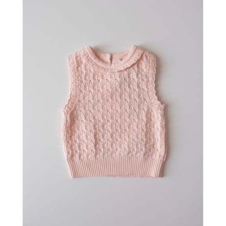 50%OFF Gingersnaps GIRLS DAHLIA VEST WITH SCALLOP DETAILS(4Y)