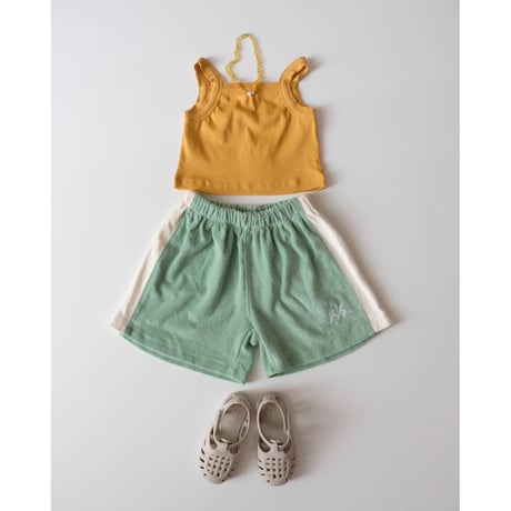 SUMMER & STORM TERRY PANEL SHORT - GREEN