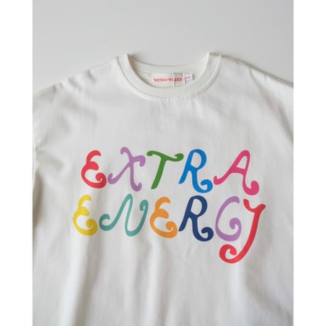 EXTRA-EXTRA EXTRA ENERGY TEE - WHITE(4-5Y,6-7Y,8-9Y,10-11Y,12-13Y)