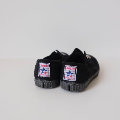 Cienta DECK SHOES black/dyed N70997(23(14cm)26(16cm))