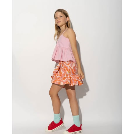 70%OFF 10Yサイズラスト1点 M´A Kids TERRY WAVY PRINT SHORT SKIRT