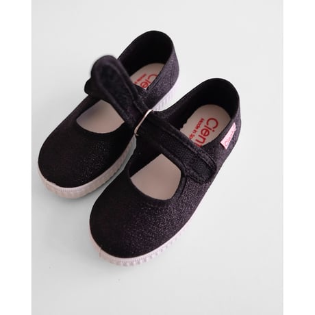 Cienta VELCRO ONE STRAP SHOES black 56013(20(12cm)～35(22cm))