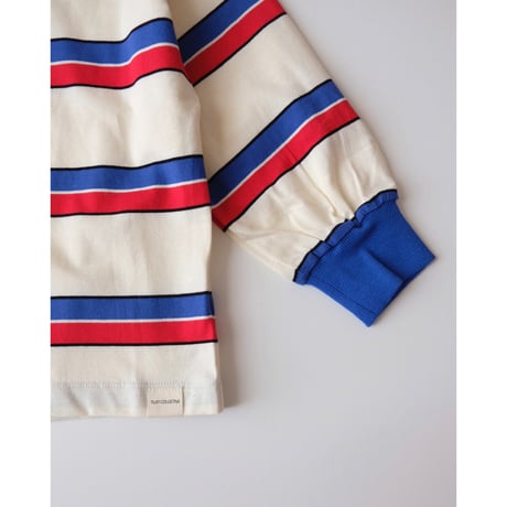 4yラスト1点 Twin Collective Brunswick Long Sleeve Ringer Tee -Red/Blue
