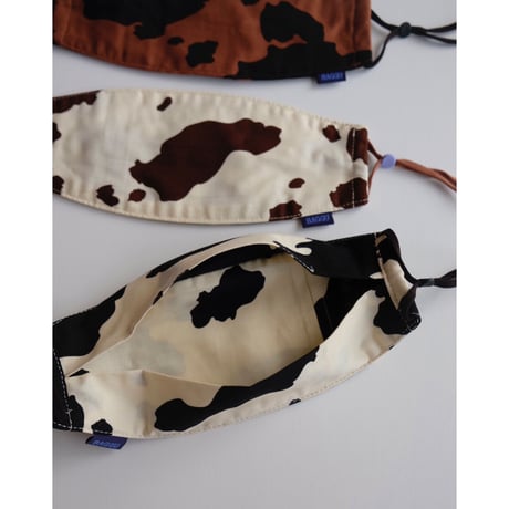 70%OFF BAGGU FABRIC MASK SET LOOP MIXED COW PRINT