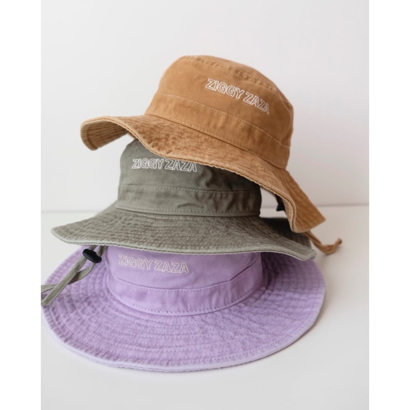 ziggyzaza ハット 帽子 新品 ZIGGY ZAZA everyday scout hat(全3色/52cm(1-3y),56