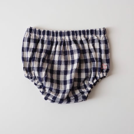 70%OFF Tocoto Vintage BLOOMER VICHY CHECKS  NAVY(9M,18M)