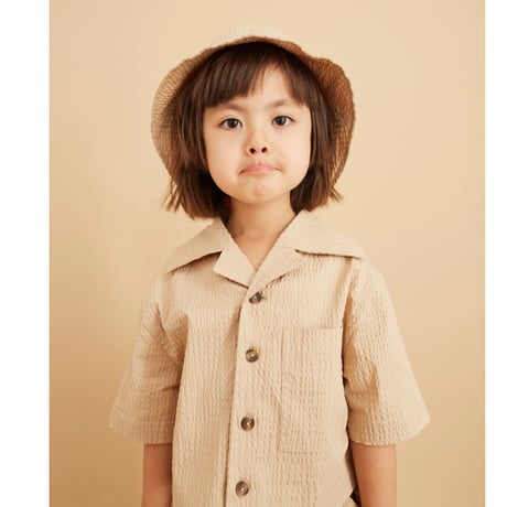 70%OFF 1-2yearsラスト1点 KOTER JAMIE BUCKET HAT Beige seersucker