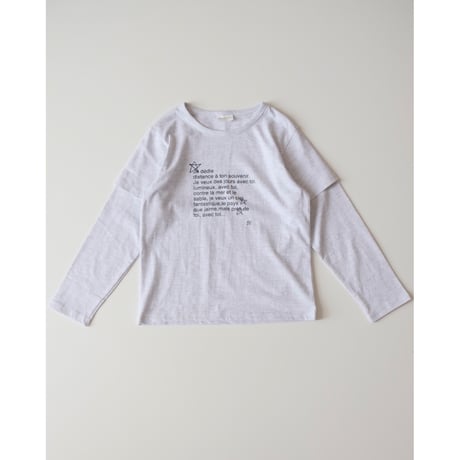 20%OFF STAR LAYERED T-SHIRTS(全2色/9,11,13,17)