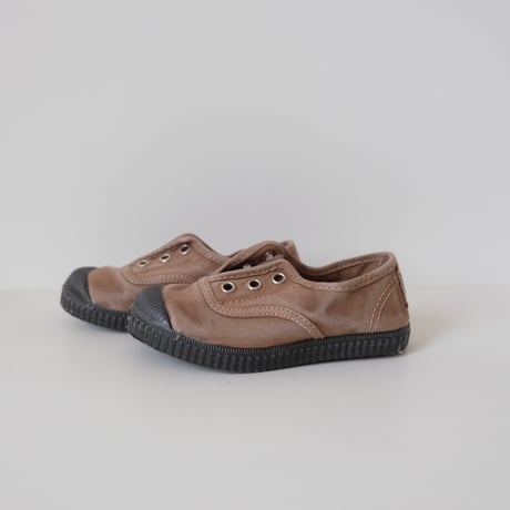 Cienta DECK SHOES beige/ムラ染め N70777(26(16cm),29(18cm)～31(19cm),33(20.5cm)～36(22.5cm))