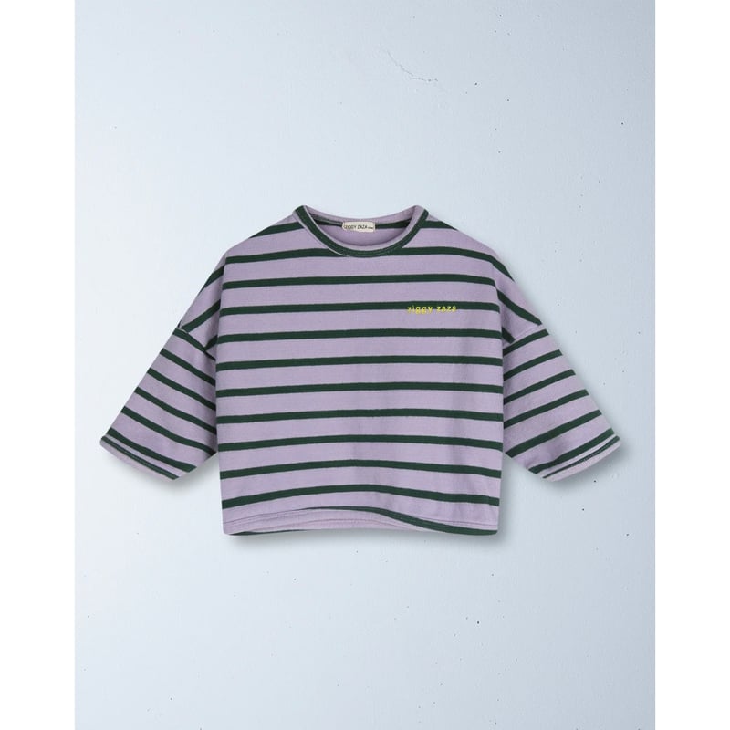 【新品未使用】ZIGGY ZAZA 2-3y ZIGGY ZAZA row row pullover jet stripe | UNO ba