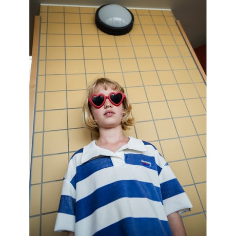 70%OFF 128-134ラスト1点 COS I SAID SO STRIPED POLO ULTRAMARINE