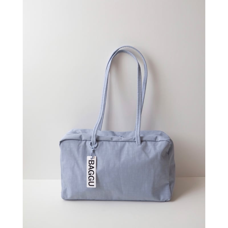 ラスト1点 BAGGU Medium Nylon Bowler Bag Mist | UNO