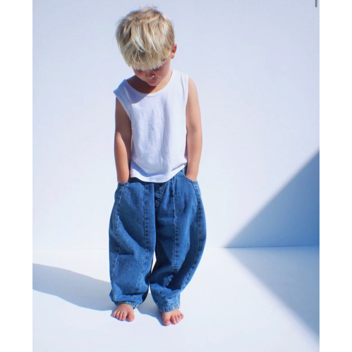 ZIGGY ZAZA suki denim jean | blue(S(2-3Y)L(5-7Y...