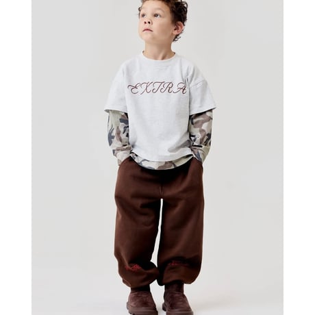 EXTRA-EXTRA EXTRA DOUBLE TEE - MARLE/CAMO(2-3Y,8-9Y)