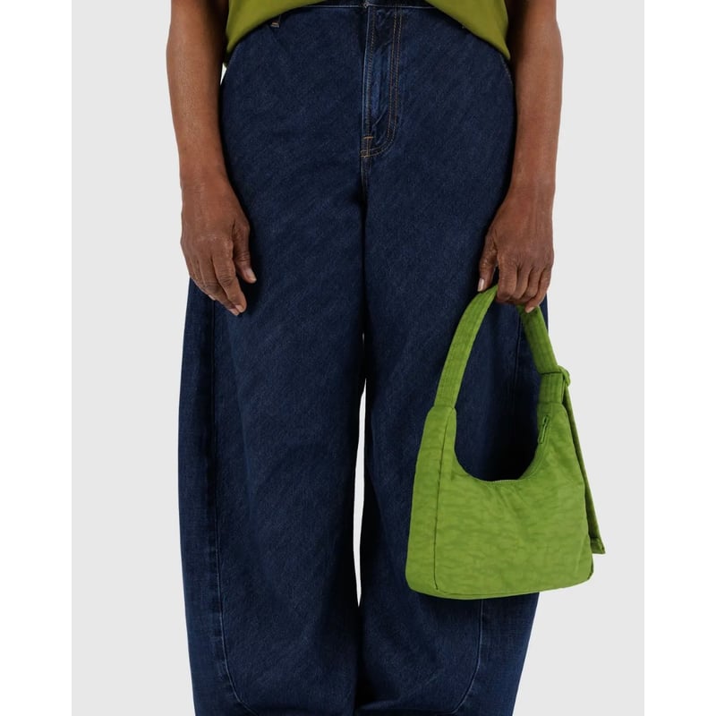 ラスト1点 BAGGU Mini Nylon Shoulder Bag Green Juice