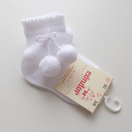 70%OFF Condor Perle short socks with pompoms(00(7.5-9cm))