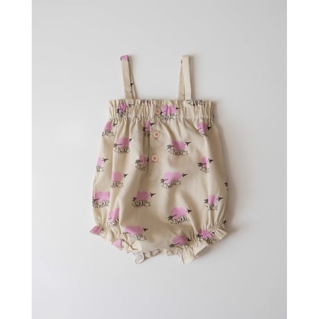 50%OFF 12-18mラスト1点 We are Kids Barboteuse Poppy Allover Amor