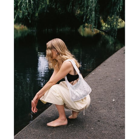 Nananita FOUNTAIN CROCHET BAG - DOVE
