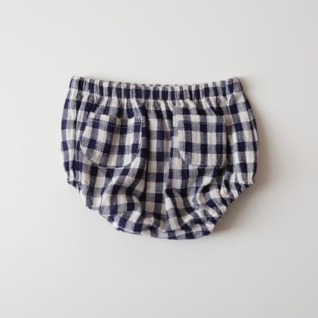 70%OFF Tocoto Vintage BLOOMER VICHY CHECKS  NAVY(9M,18M)