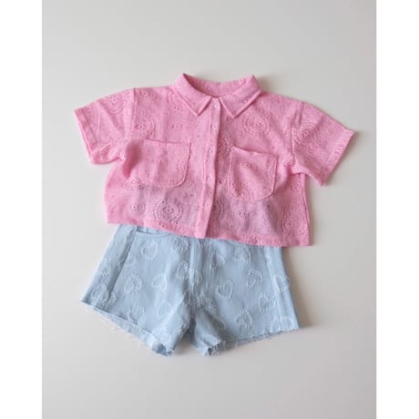 70%OFF 104-110ラスト1点 COS I SAID SO LACE CROCHET SHIRT