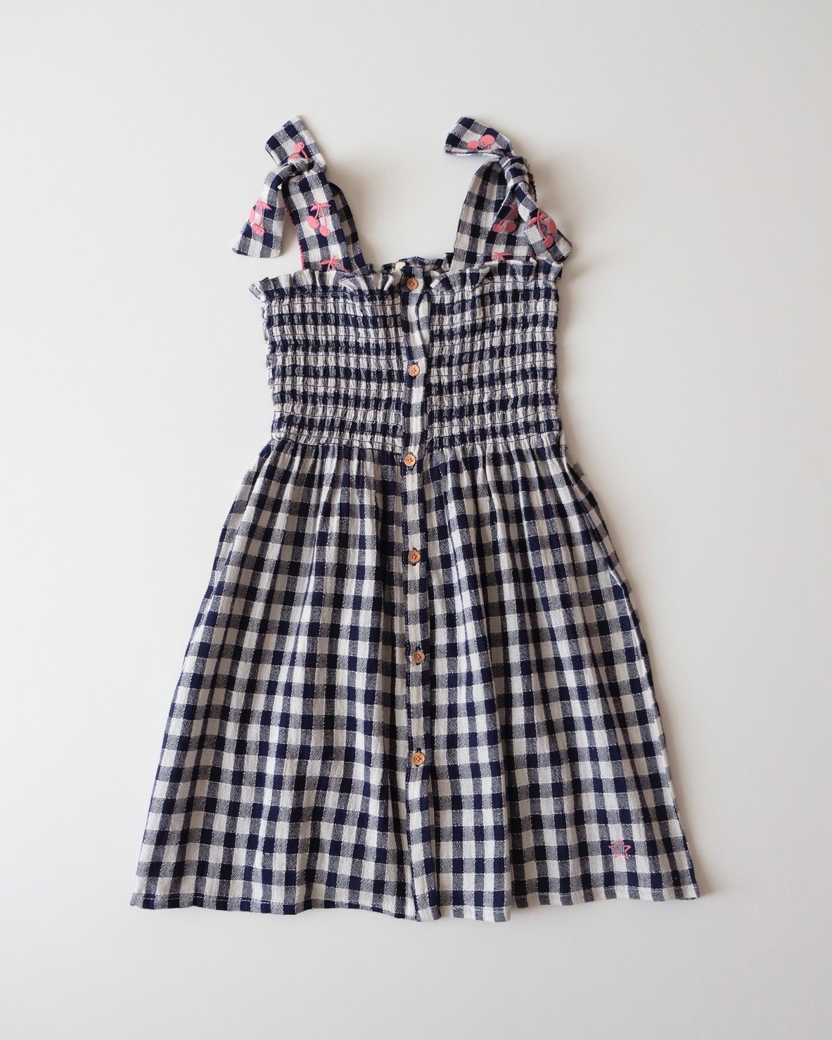 極美品 Louis Vuitton チェック柄 半袖ミニワンピース 34 LOUIS