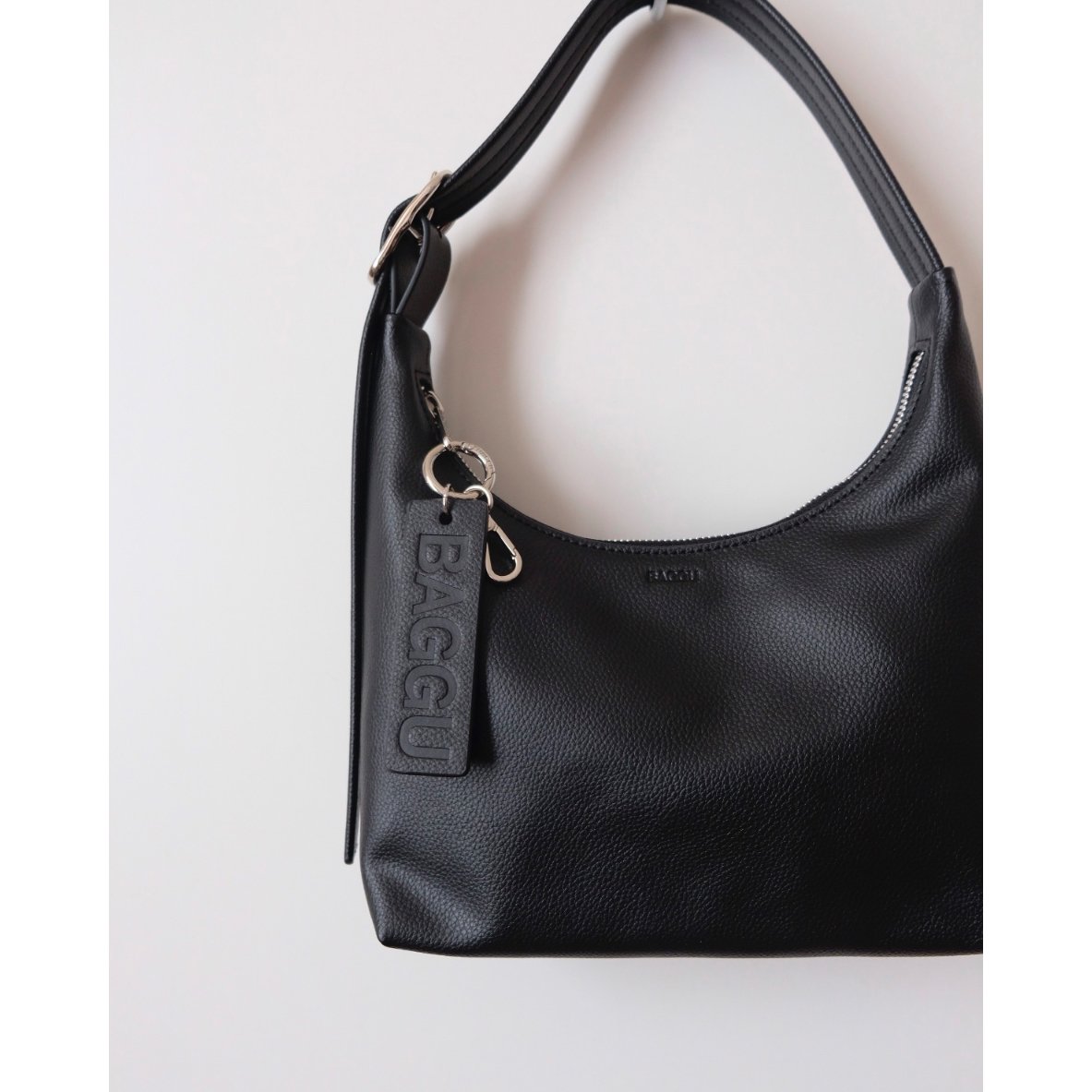 BAGGU レザートートバッグ 黒 エコバッグ 希少】BAGGU バグー トート