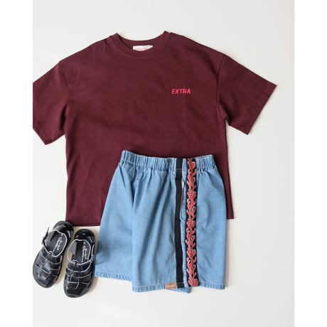 EXTRA-EXTRA DEPT. TEE - BURGUNDY(4-5Y,6-7Y,8-9Y,10-11Y,12-13Y)