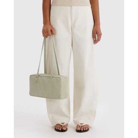 BAGGU Nylon Bowler Bag Celadon