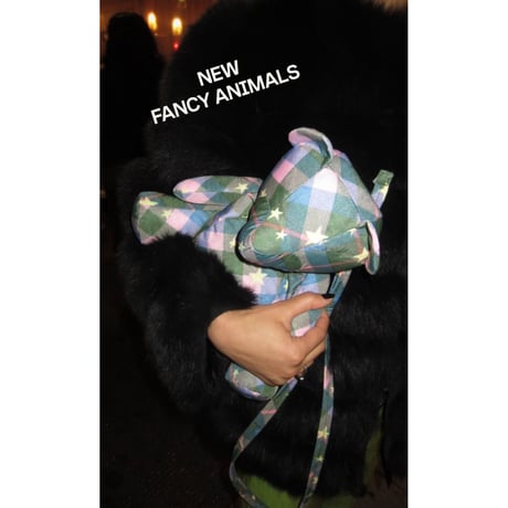BAGGU Bear Bag Green Star Plaid