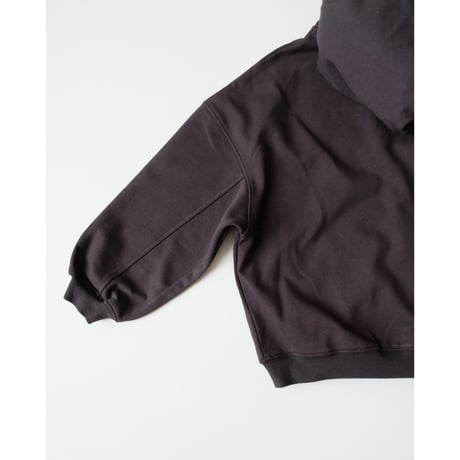 EXTRA-EXTRA CORE ZIP HOODIE - WASHED BLACK(4-5Y,6-7Y,8-9Y,10-11Y,12-13Y)