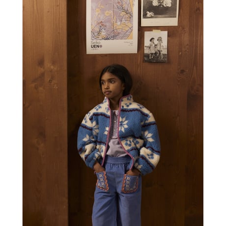 50%OFF 3Yラスト1点 hello Simone Bear fleece jacket Megève