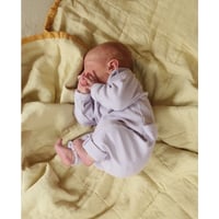 SUMMER & STORM BACK-SNAP ROMPER LILAC