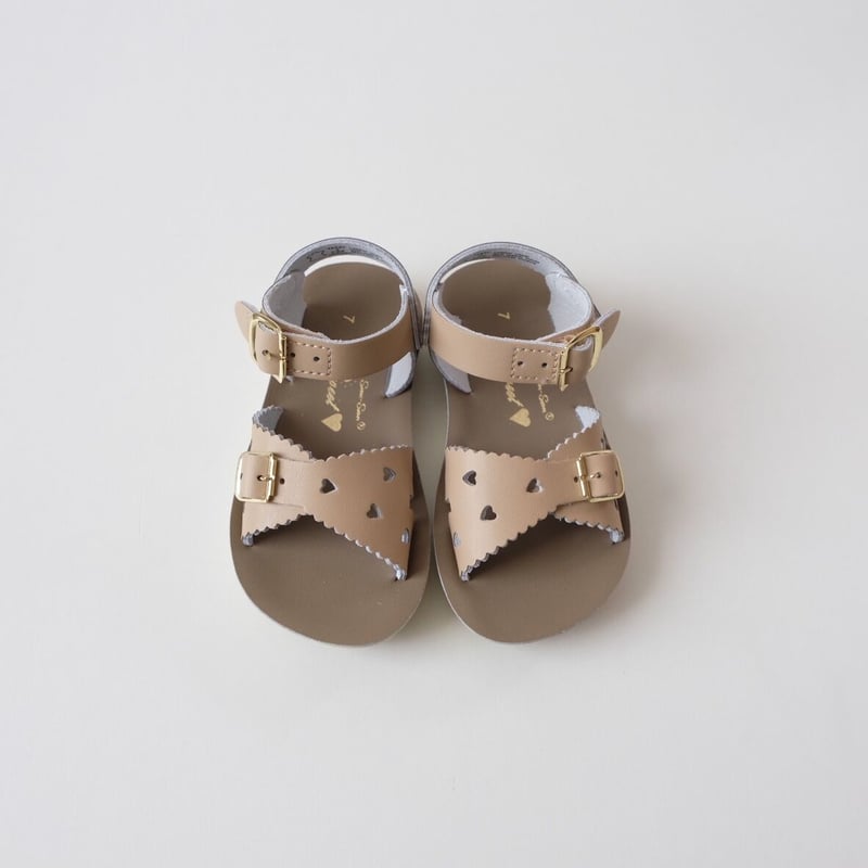 Salt-Water SANDALS SWEETHEART Latte(CH5(13cm)～Y...