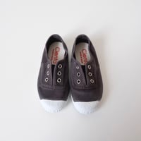 Cienta DECK SHOES black/ムラ染め 70(21(12.5cm)～35(22cm))