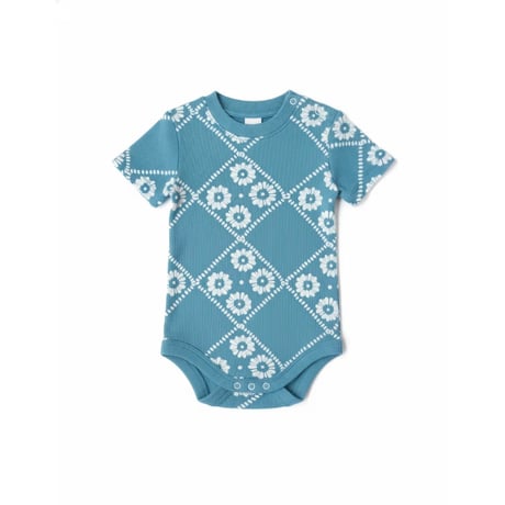 30%OFF 3-6Mラスト1点 SUMMER & STORM BABY BODY - BLUE FLORAL