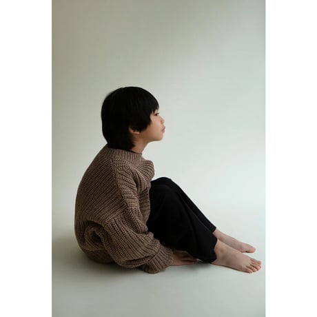 70%OFF Façade NUAGE KNITTED SWEATER - BROWN MIX(2y.3y)