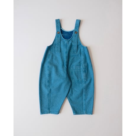 50%OFF KOTER KAI OVERSIZED BLUE DENIM DUNGAREES Blue mist(2-3y,3-4y,4-5y)