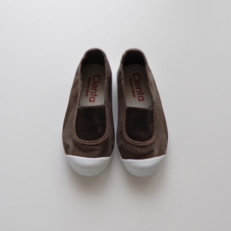 Cienta SLIP-ON SHOES nogal/ムラ染め(23(14cm)24(14.5cm)25(15cm))