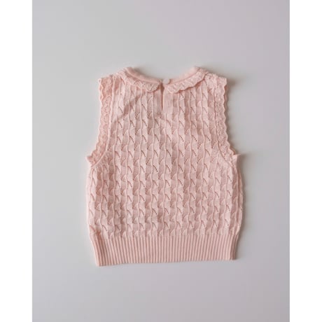 50%OFF Gingersnaps GIRLS DAHLIA VEST WITH SCALLOP DETAILS(4Y)